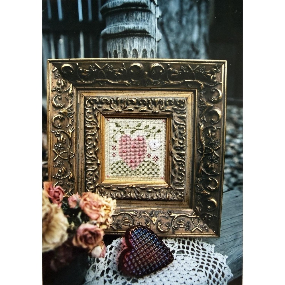 Ewe And Eye And Friends Heart In The Grass Cross Stitch Chart